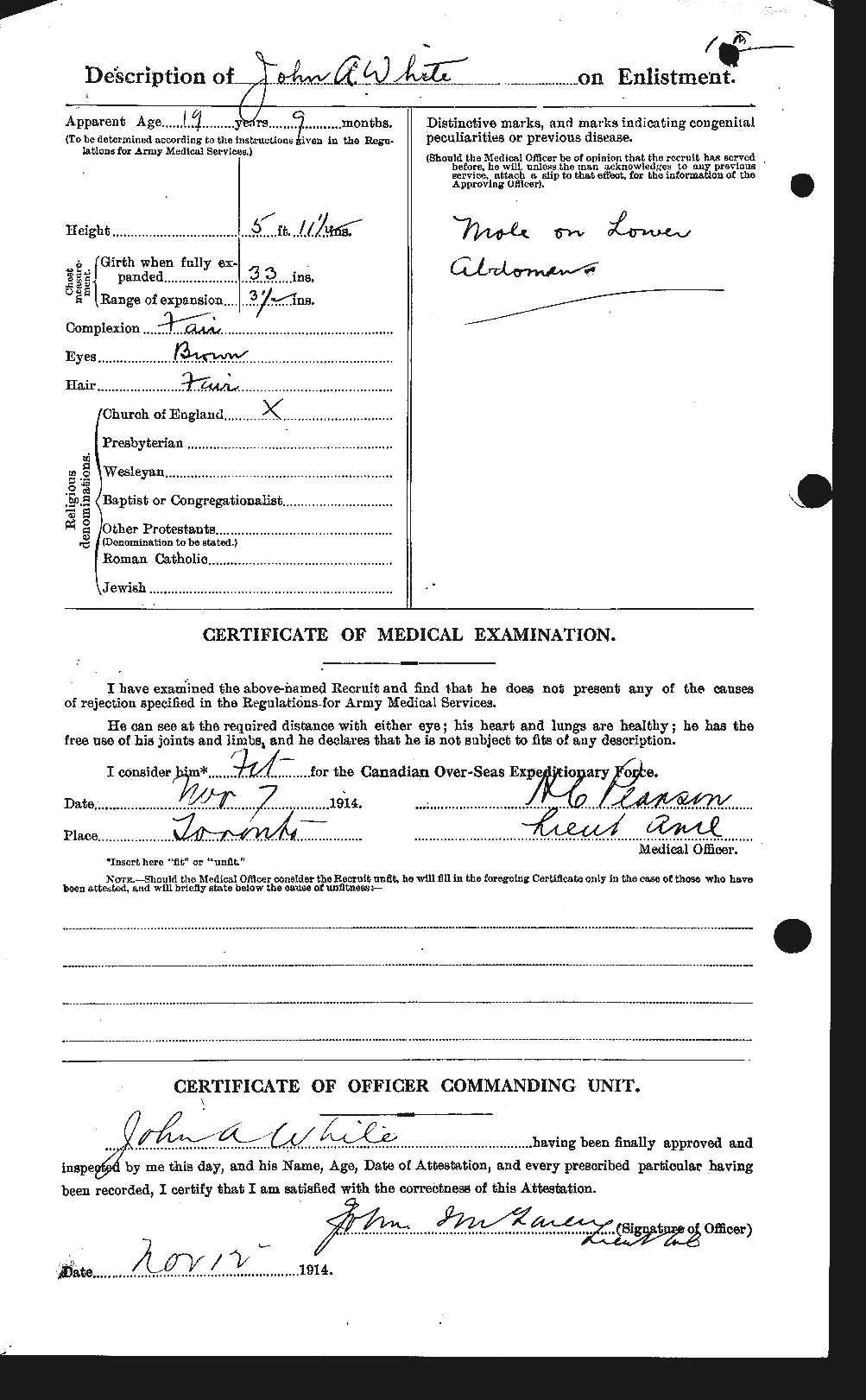 Personnel Records of the First World War - CEF 671536b