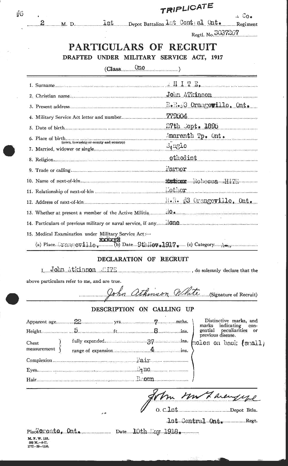 Personnel Records of the First World War - CEF 671541a