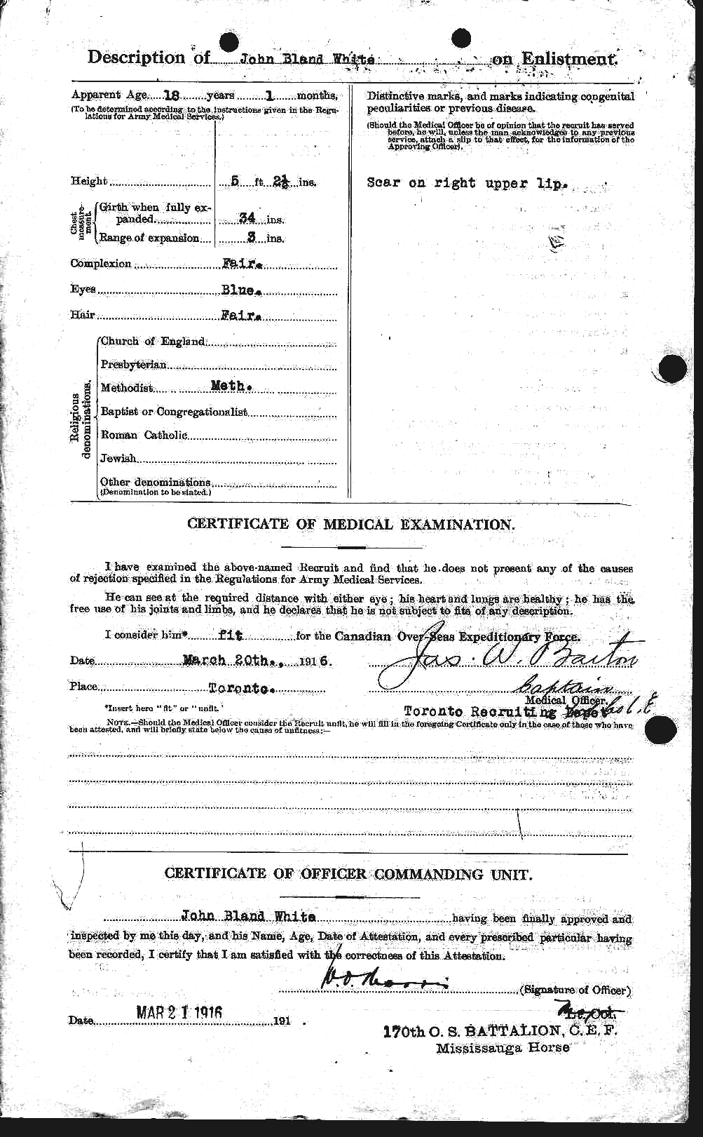 Personnel Records of the First World War - CEF 671542b