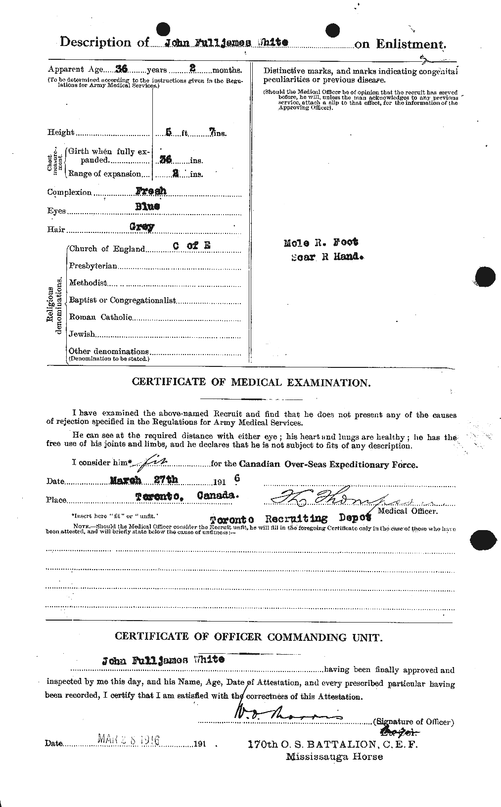 Personnel Records of the First World War - CEF 671562b