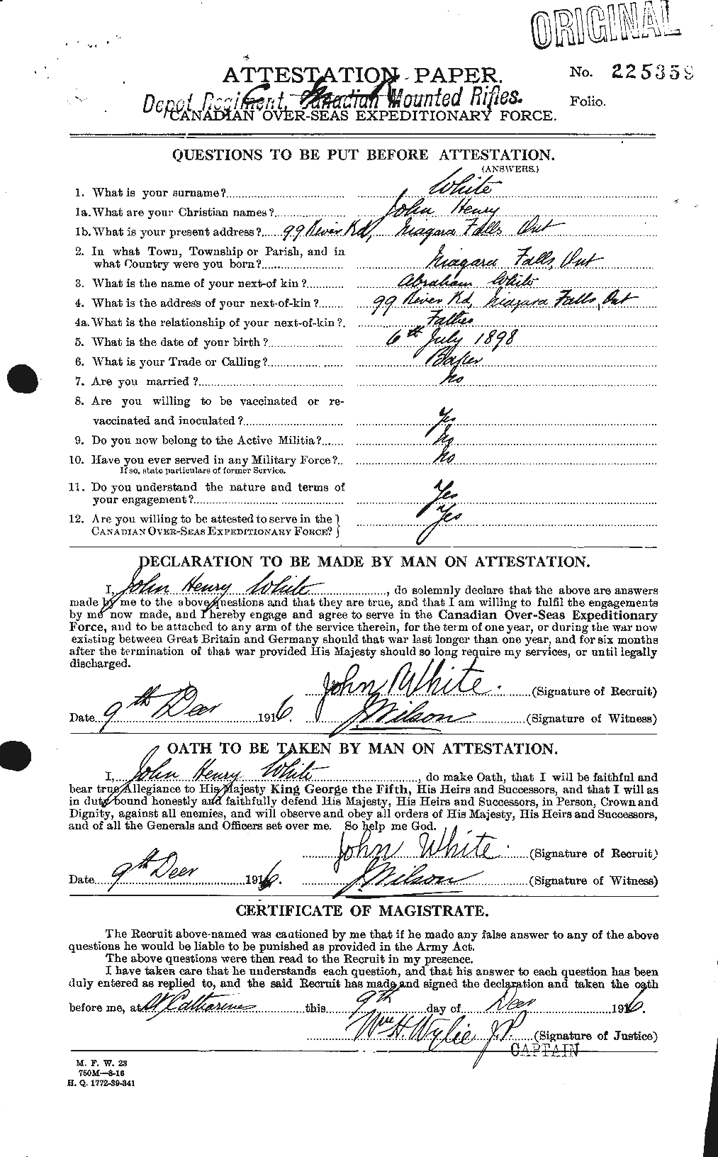 Personnel Records of the First World War - CEF 671568a