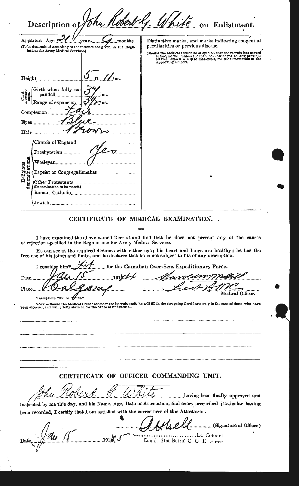 Personnel Records of the First World War - CEF 671597b