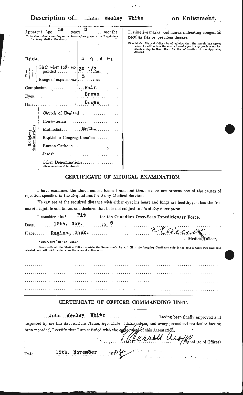 Personnel Records of the First World War - CEF 671614b