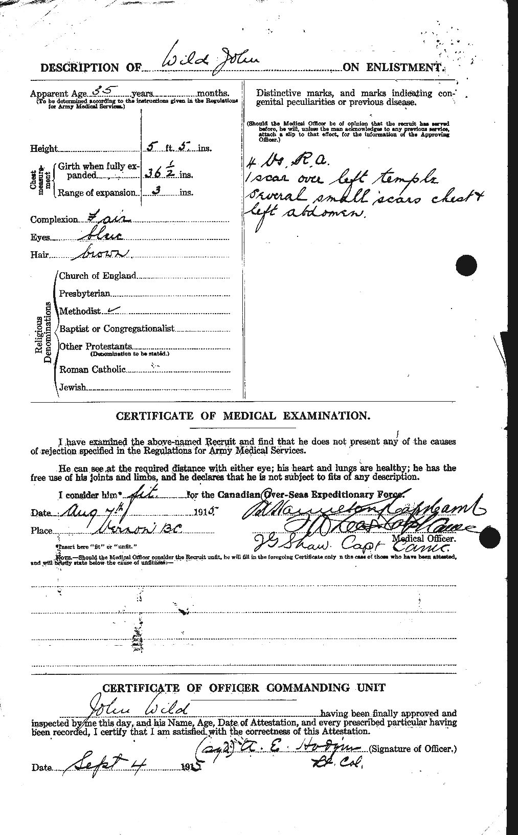 Personnel Records of the First World War - CEF 672143b