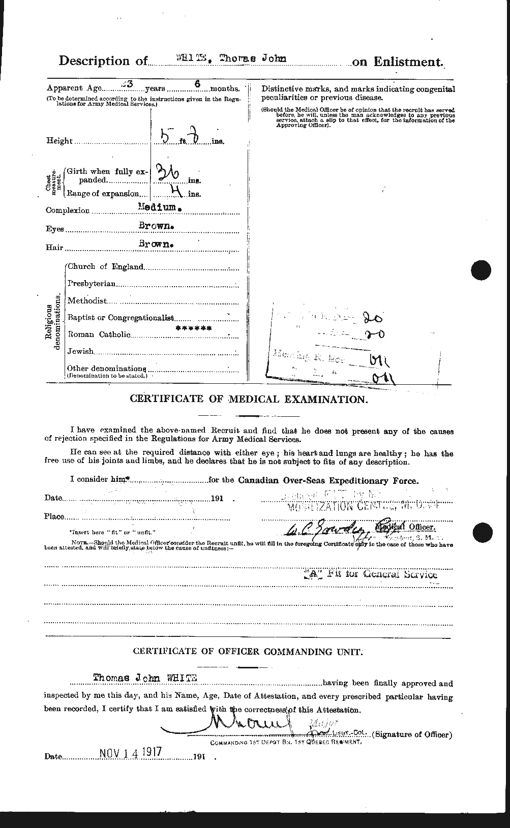 Personnel Records of the First World War - CEF 673629b