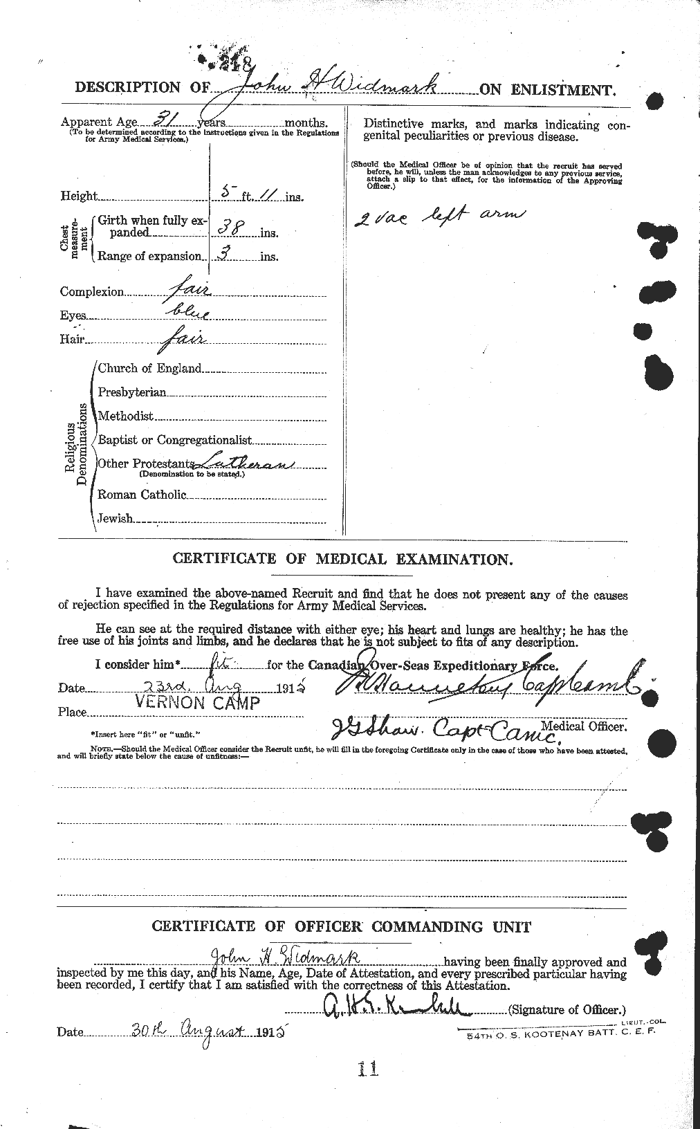 Personnel Records of the First World War - CEF 674118b