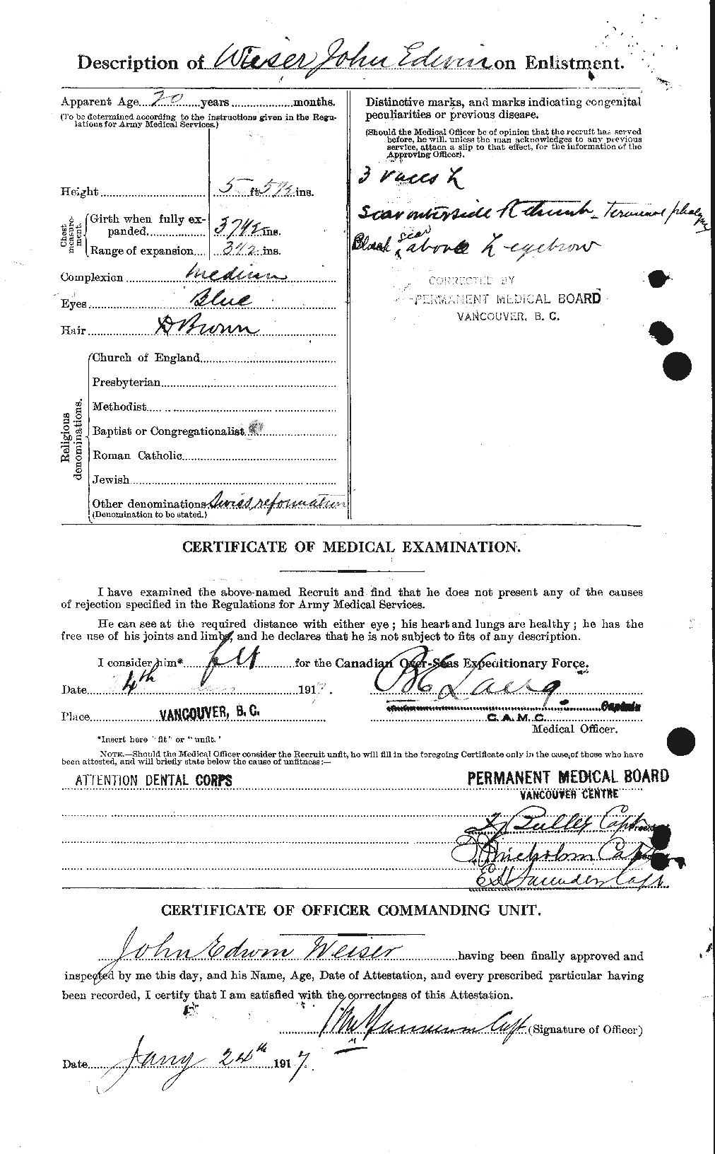 Personnel Records of the First World War - CEF 674179b