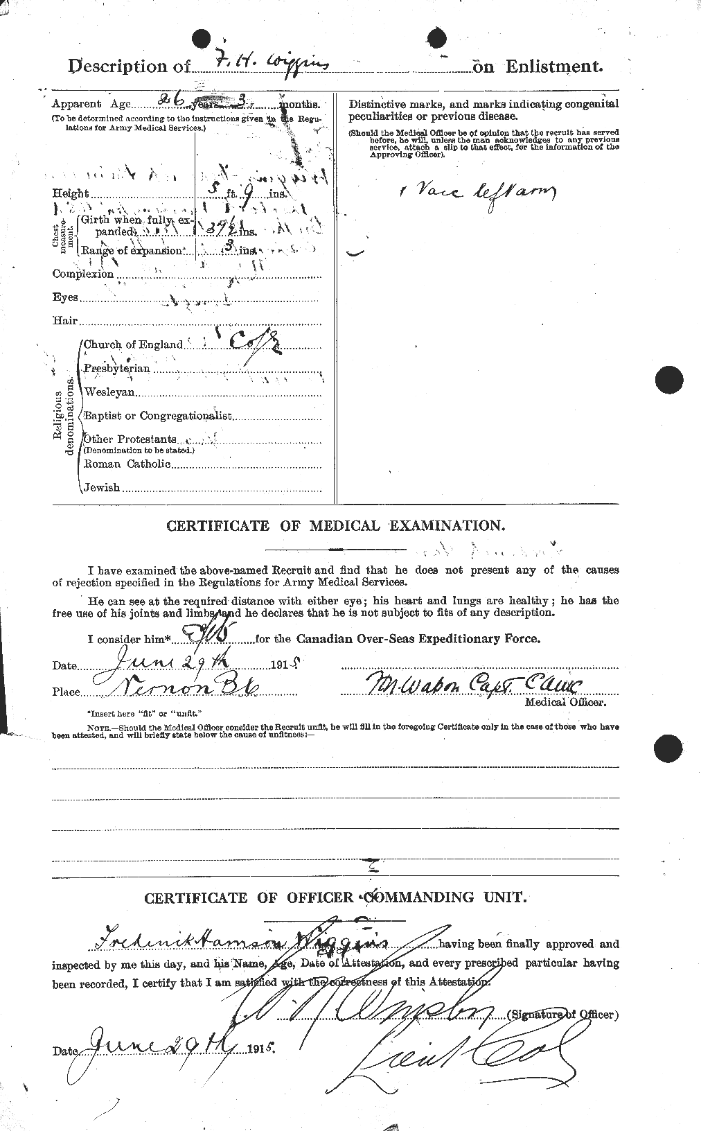 Personnel Records of the First World War - CEF 674620b
