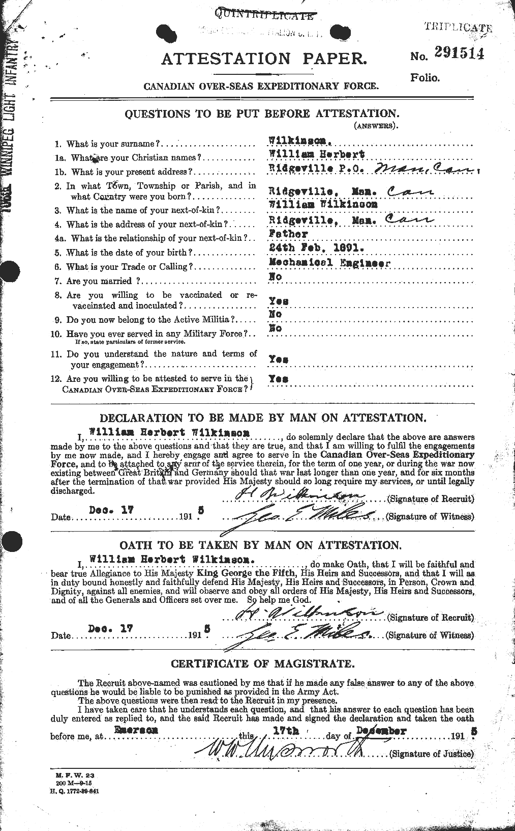 Personnel Records of the First World War - CEF 675088a