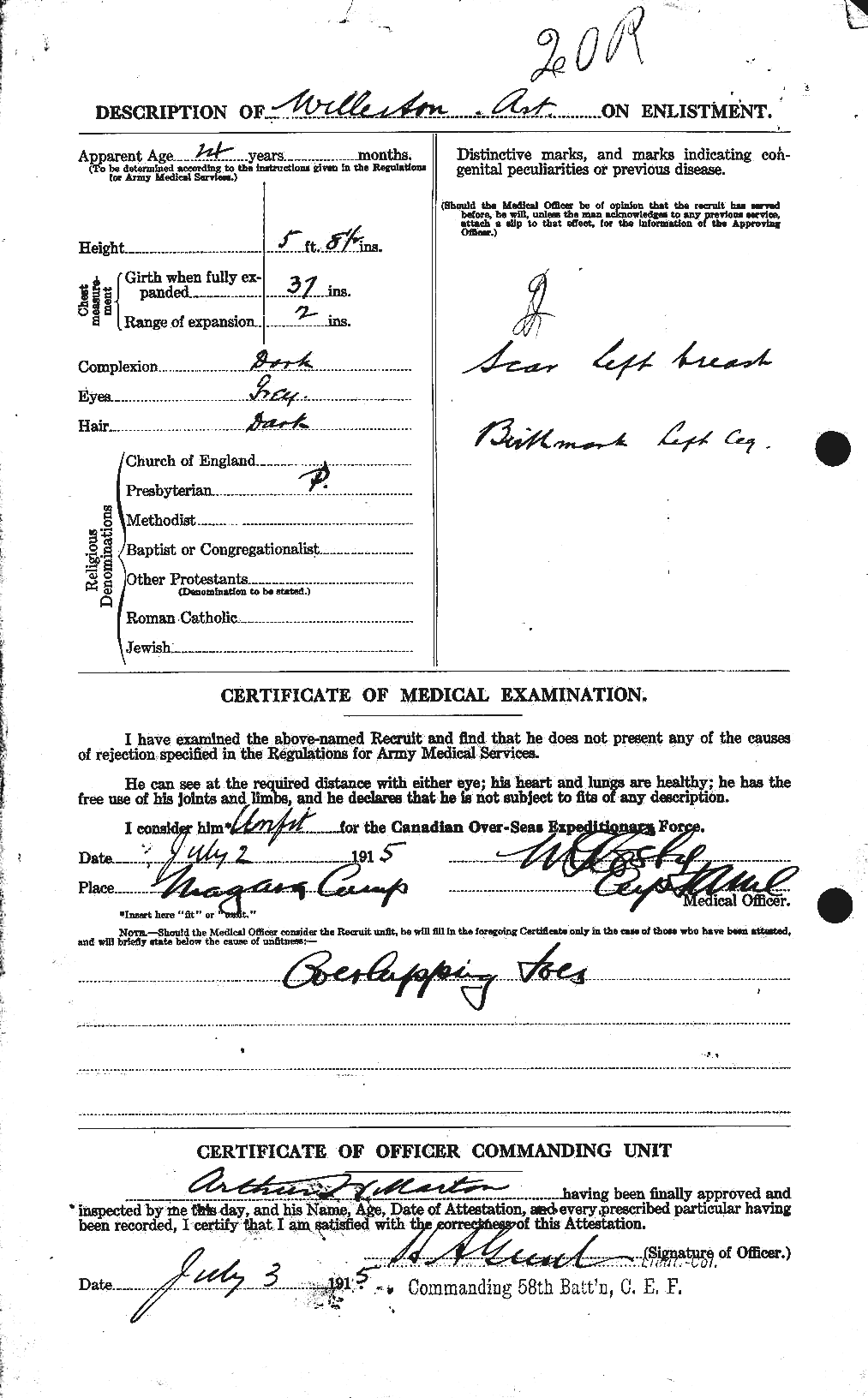 Personnel Records of the First World War - CEF 675261b