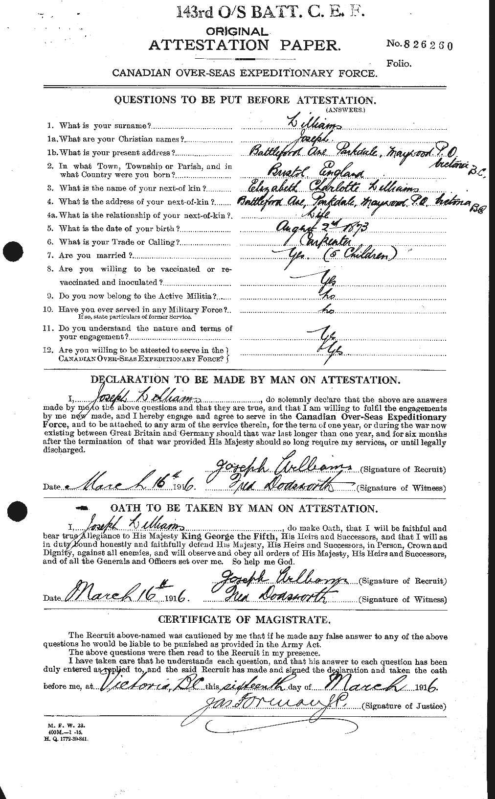 Personnel Records of the First World War - CEF 675436a
