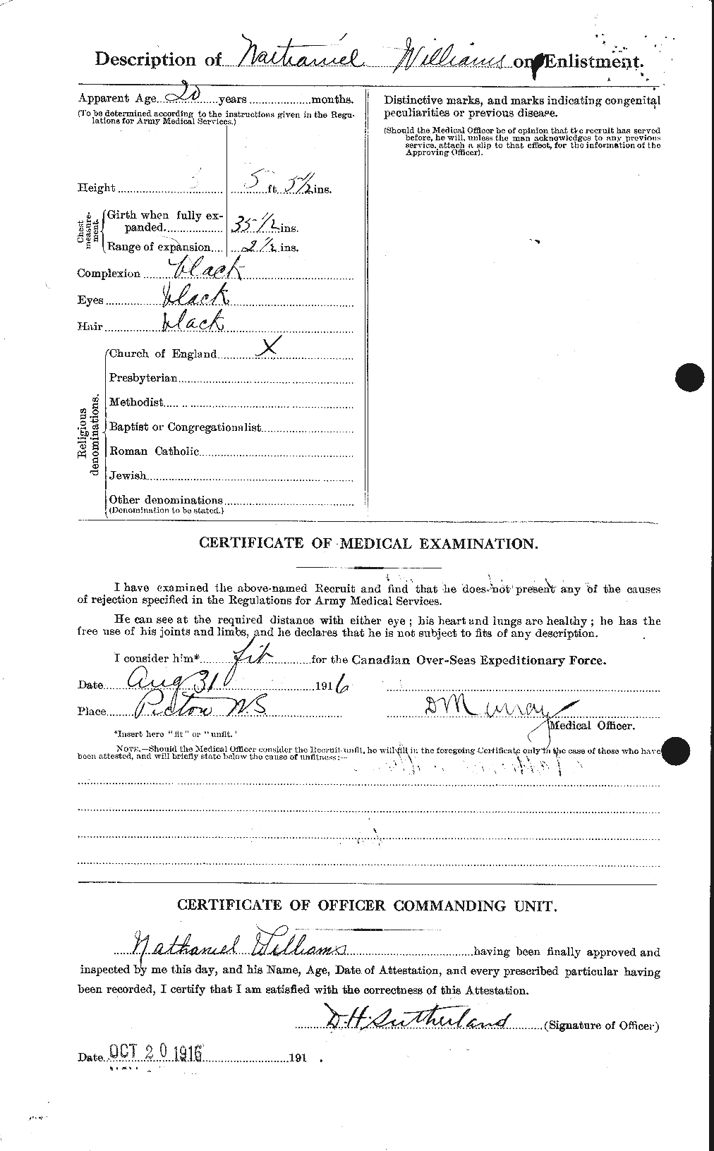 Dossiers du Personnel de la Première Guerre mondiale - CEC 675543b