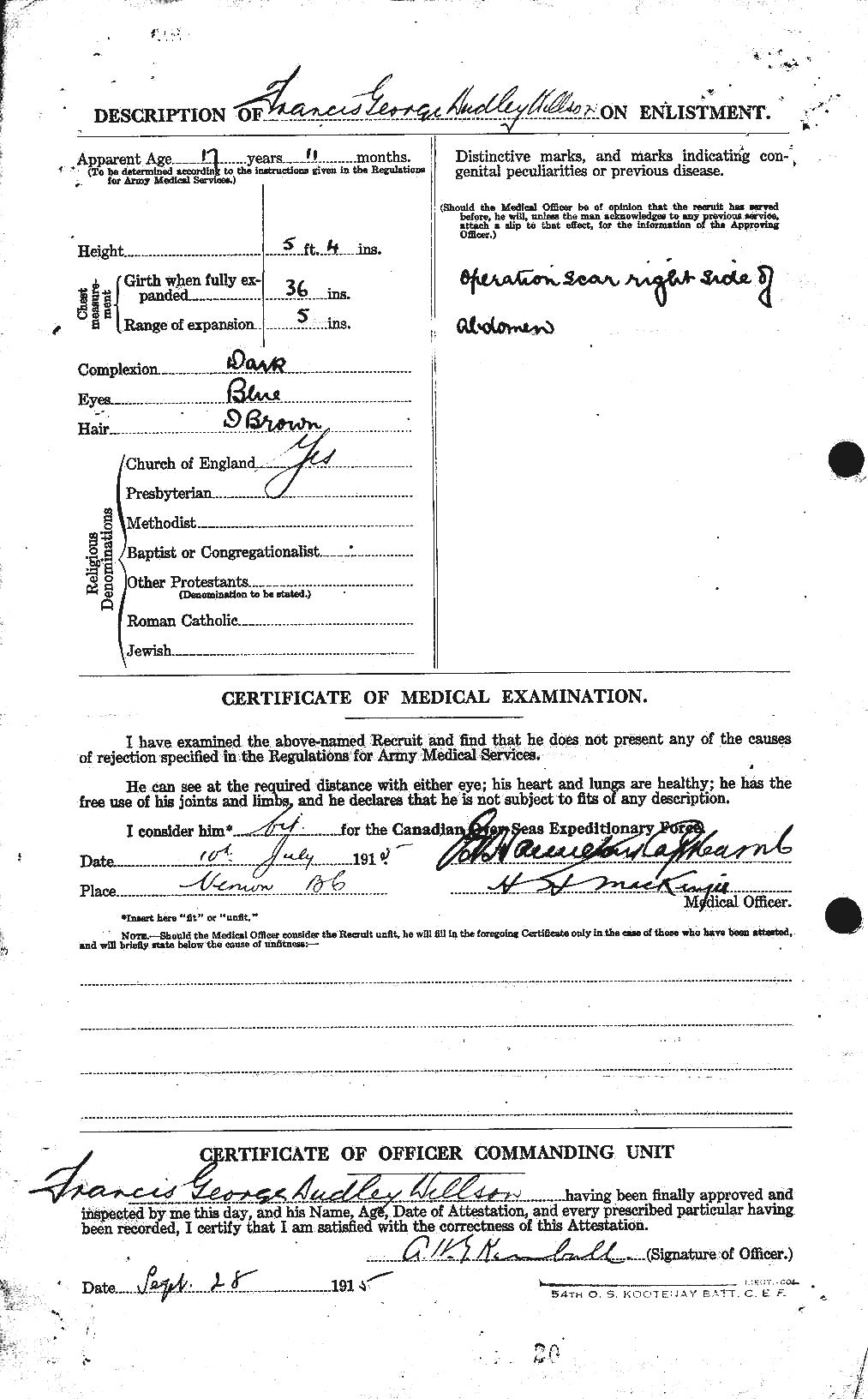 Personnel Records of the First World War - CEF 676961b
