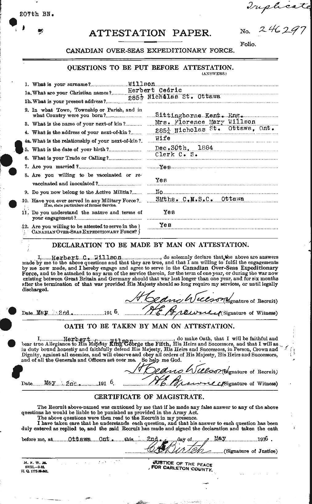 Personnel Records of the First World War - CEF 676978a