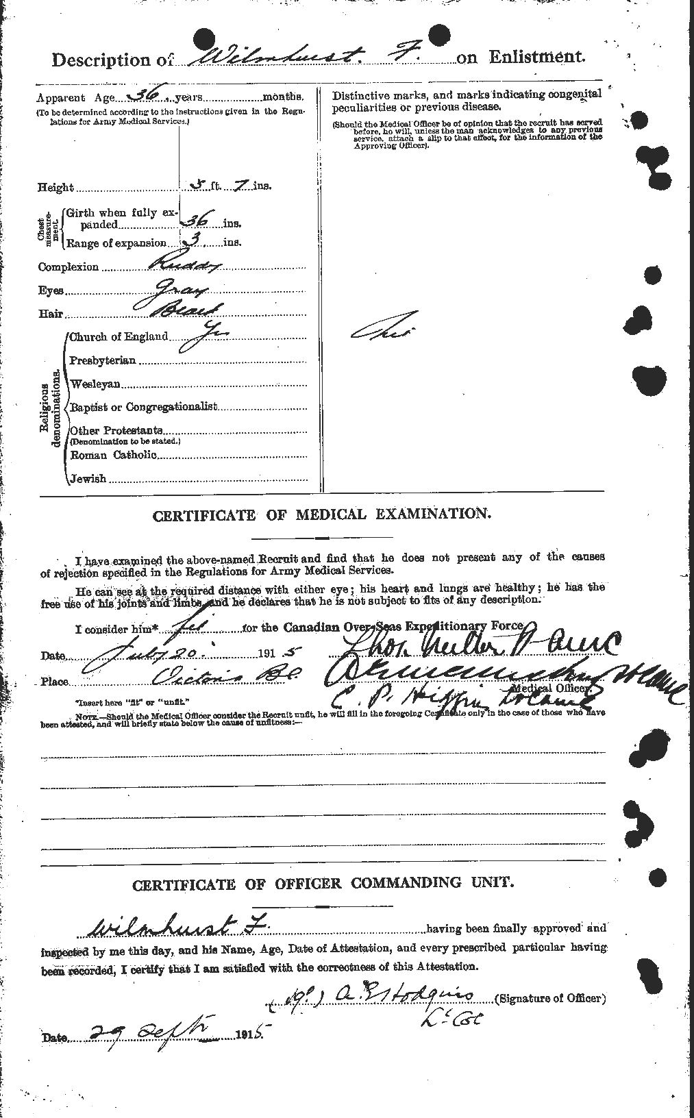 Personnel Records of the First World War - CEF 677091b