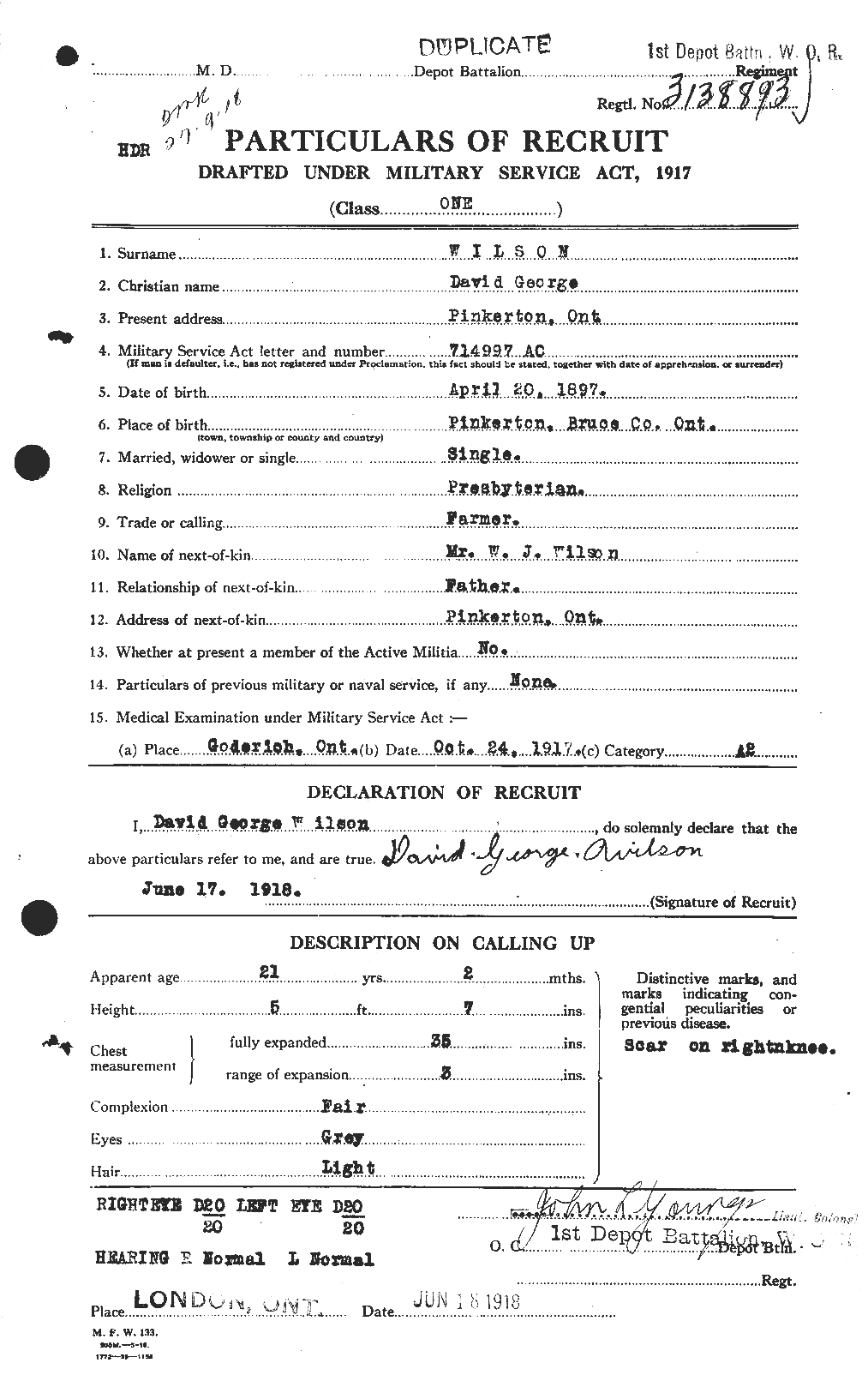 Personnel Records of the First World War - CEF 678053a