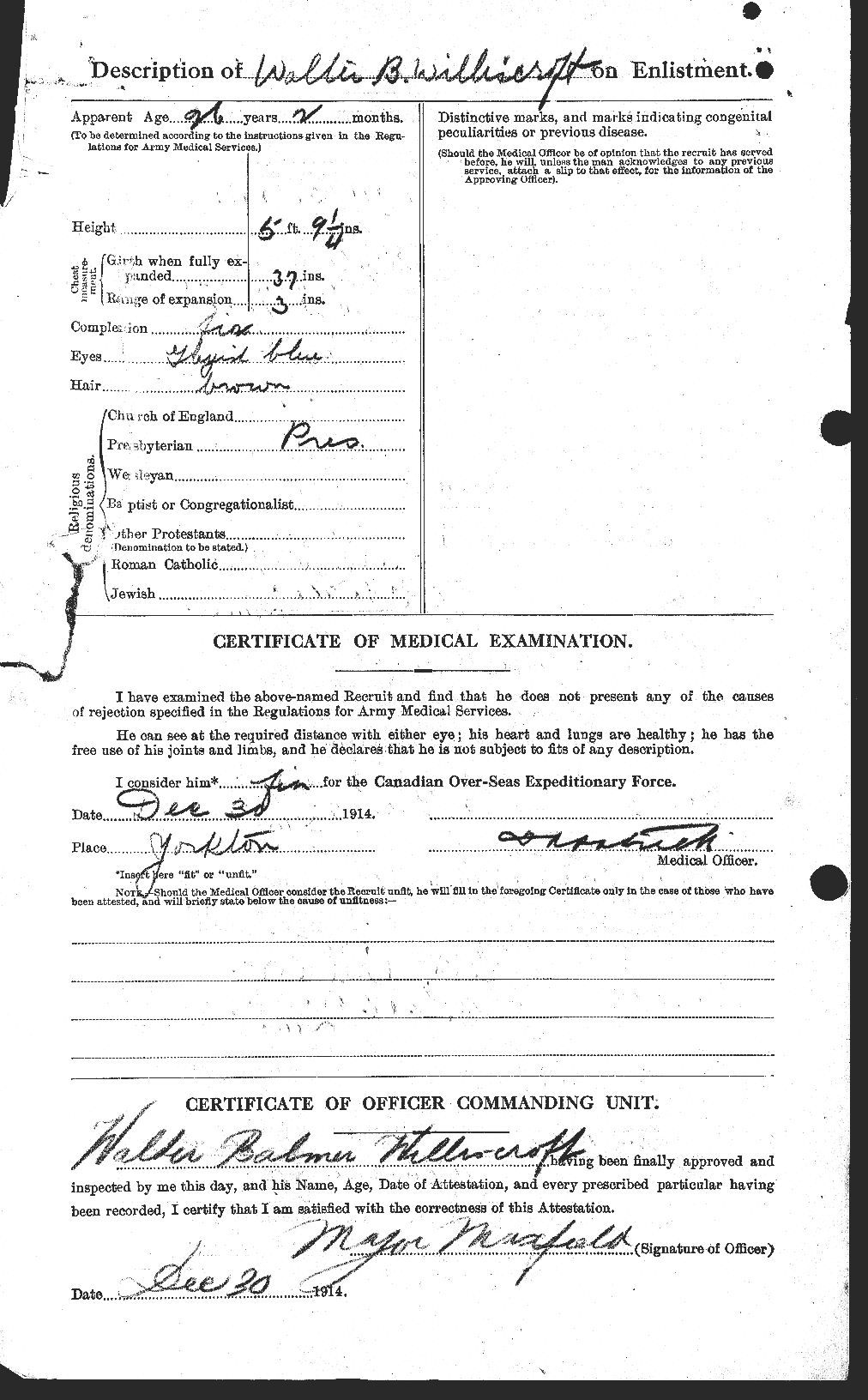 Personnel Records of the First World War - CEF 678146b