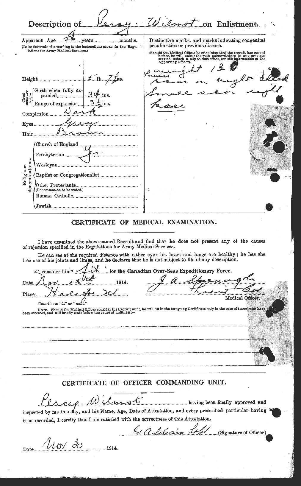 Personnel Records of the First World War - CEF 678231b