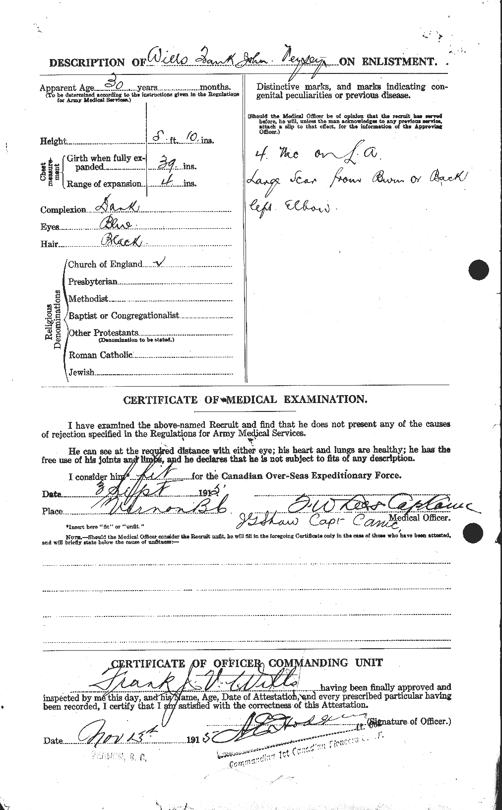 Personnel Records of the First World War - CEF 678392b