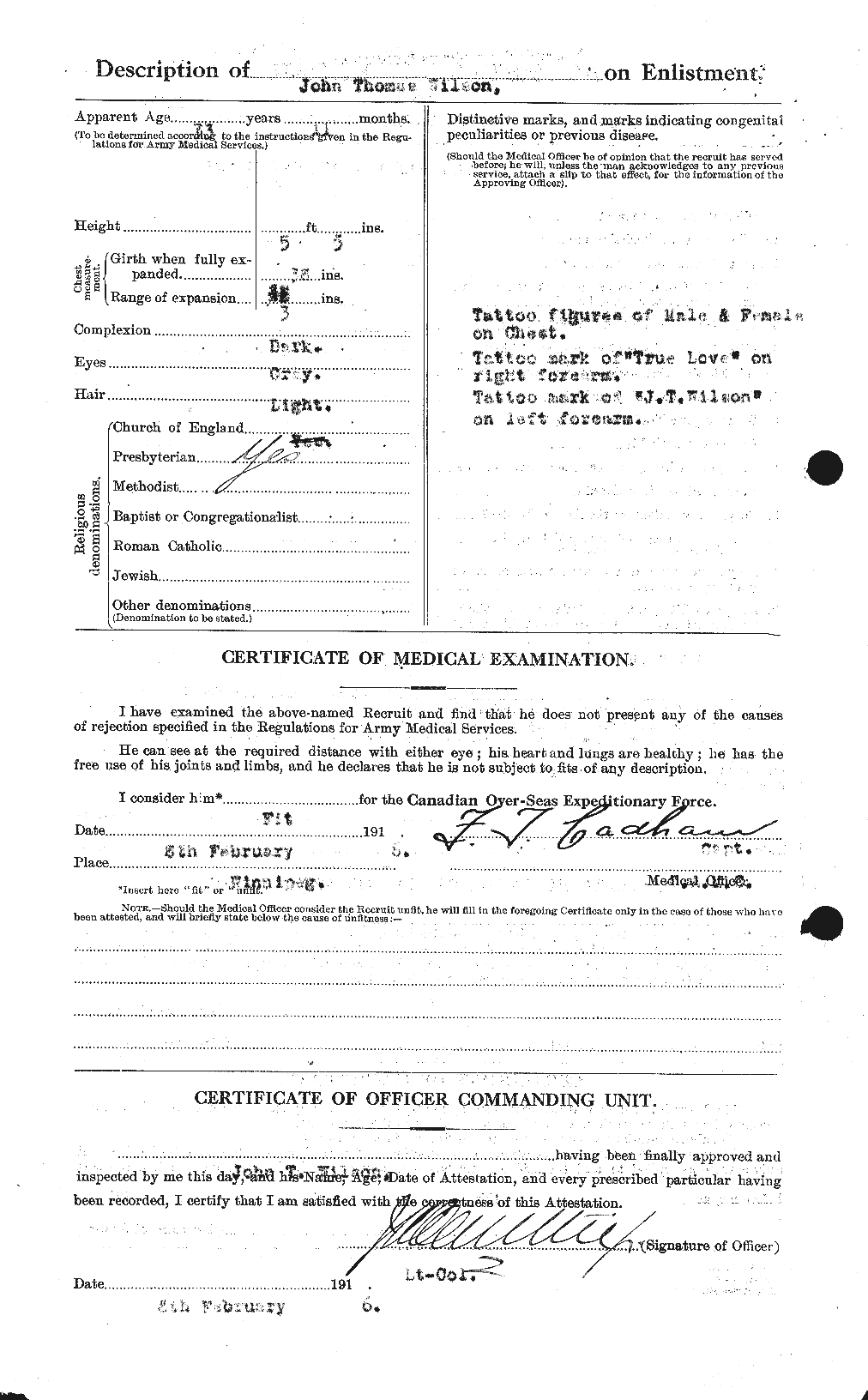 Personnel Records of the First World War - CEF 678518b