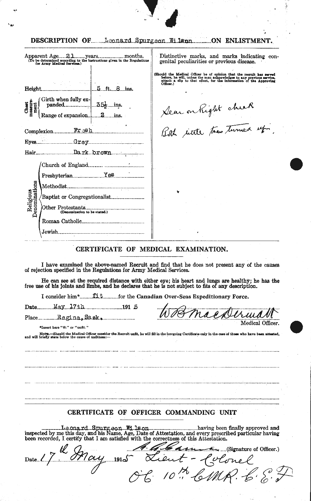 Personnel Records of the First World War - CEF 678641b
