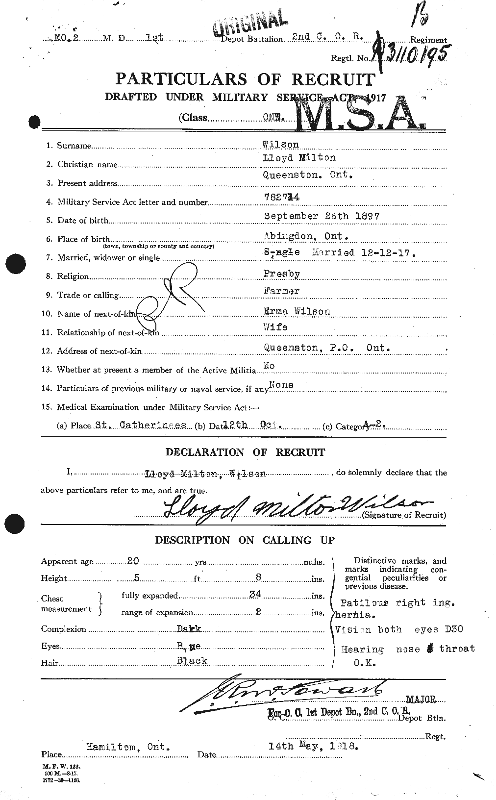 Personnel Records of the First World War - CEF 678661a