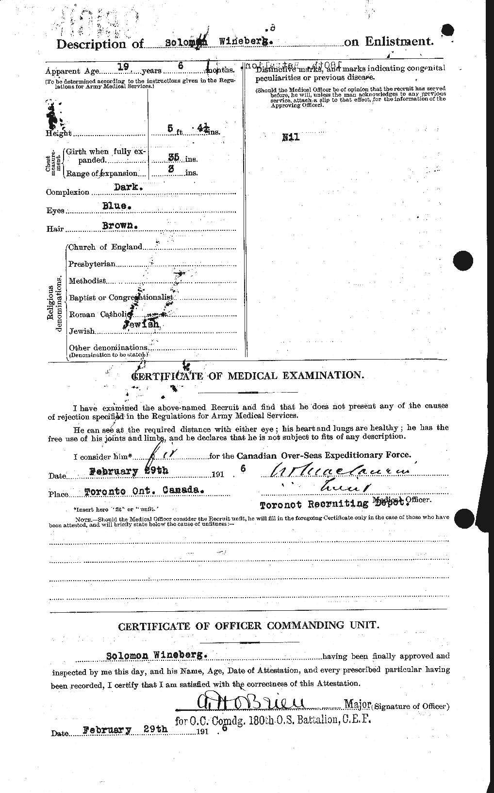 Personnel Records of the First World War - CEF 678899b