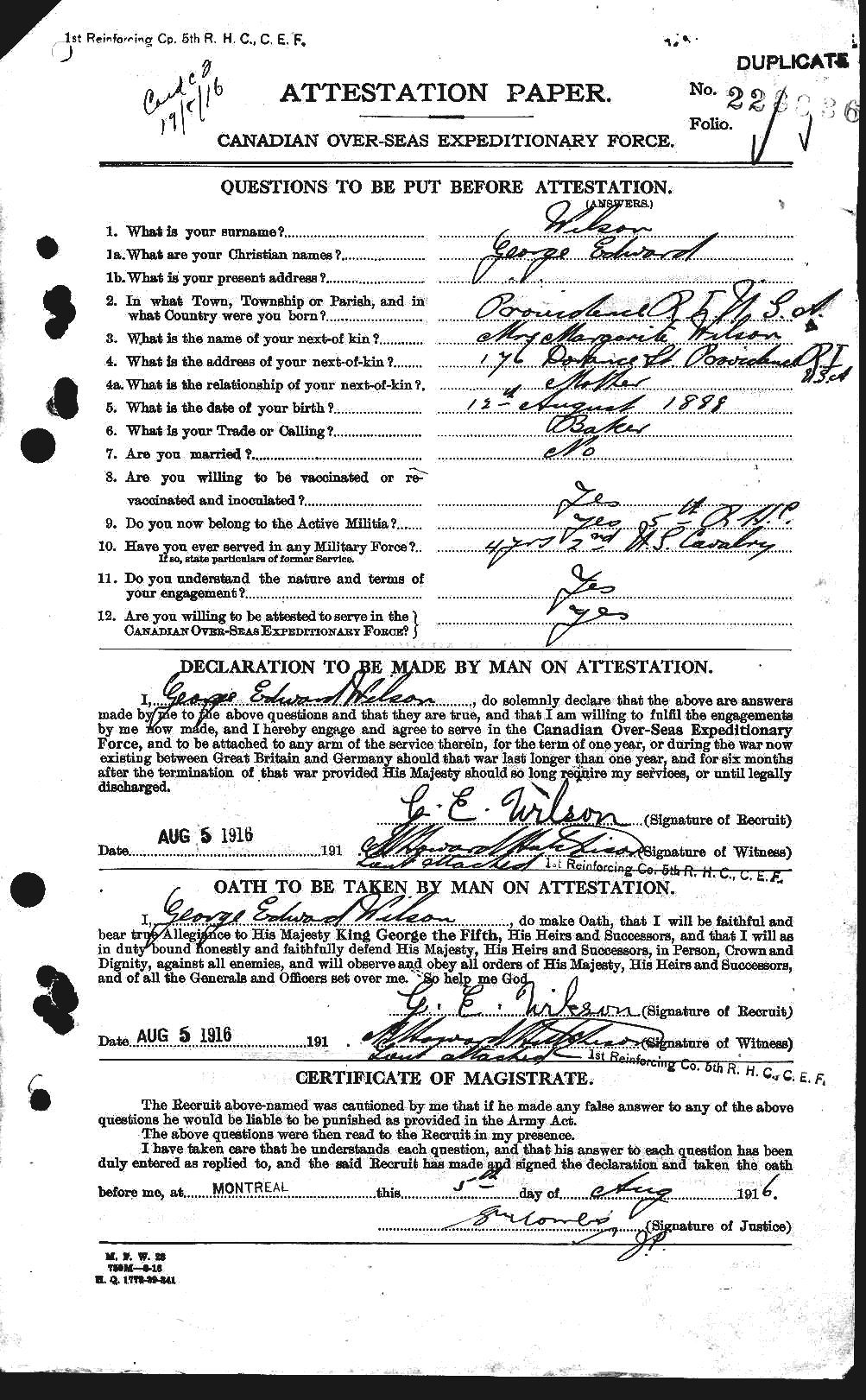 Personnel Records of the First World War - CEF 679270a