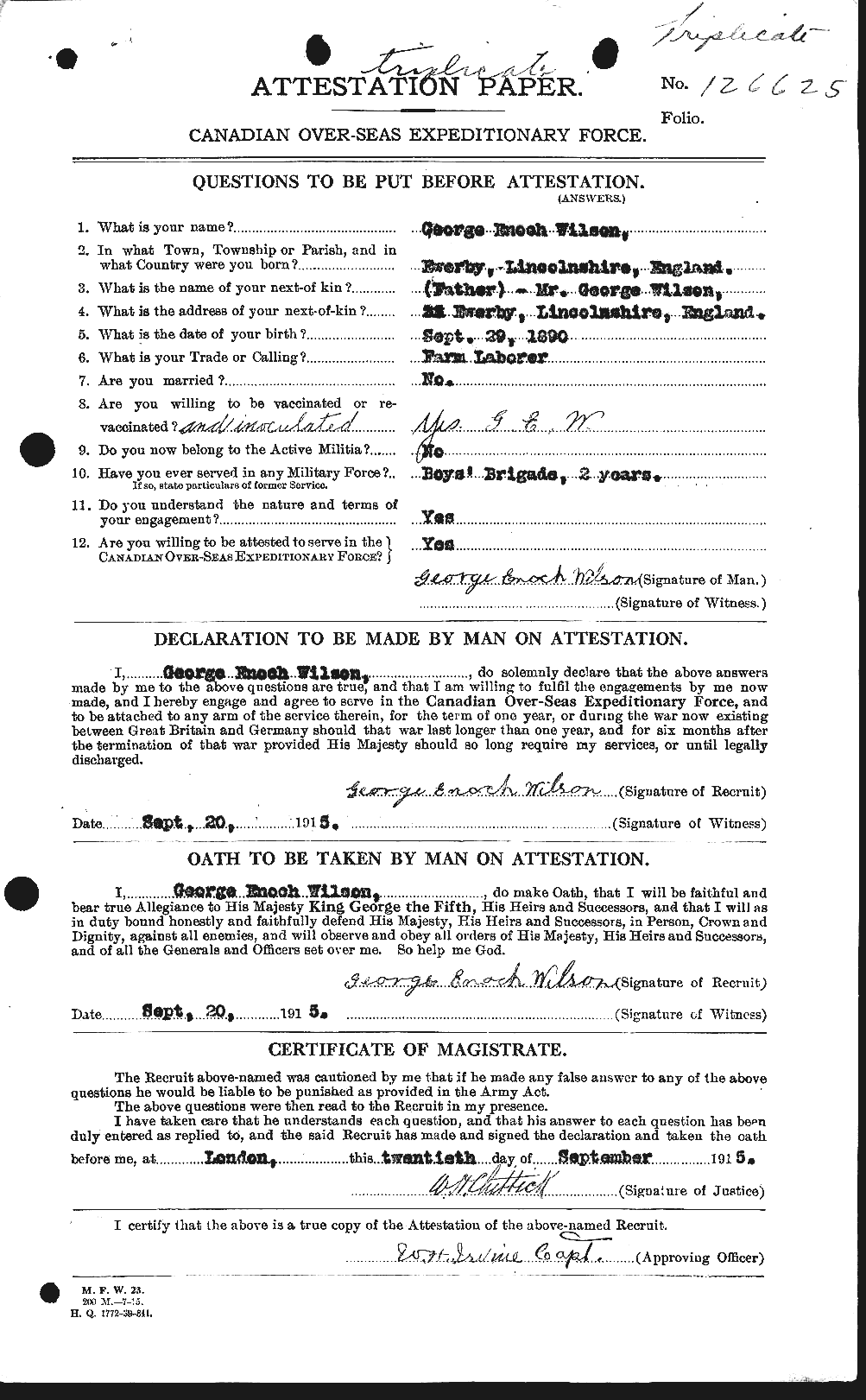 Personnel Records of the First World War - CEF 679279a