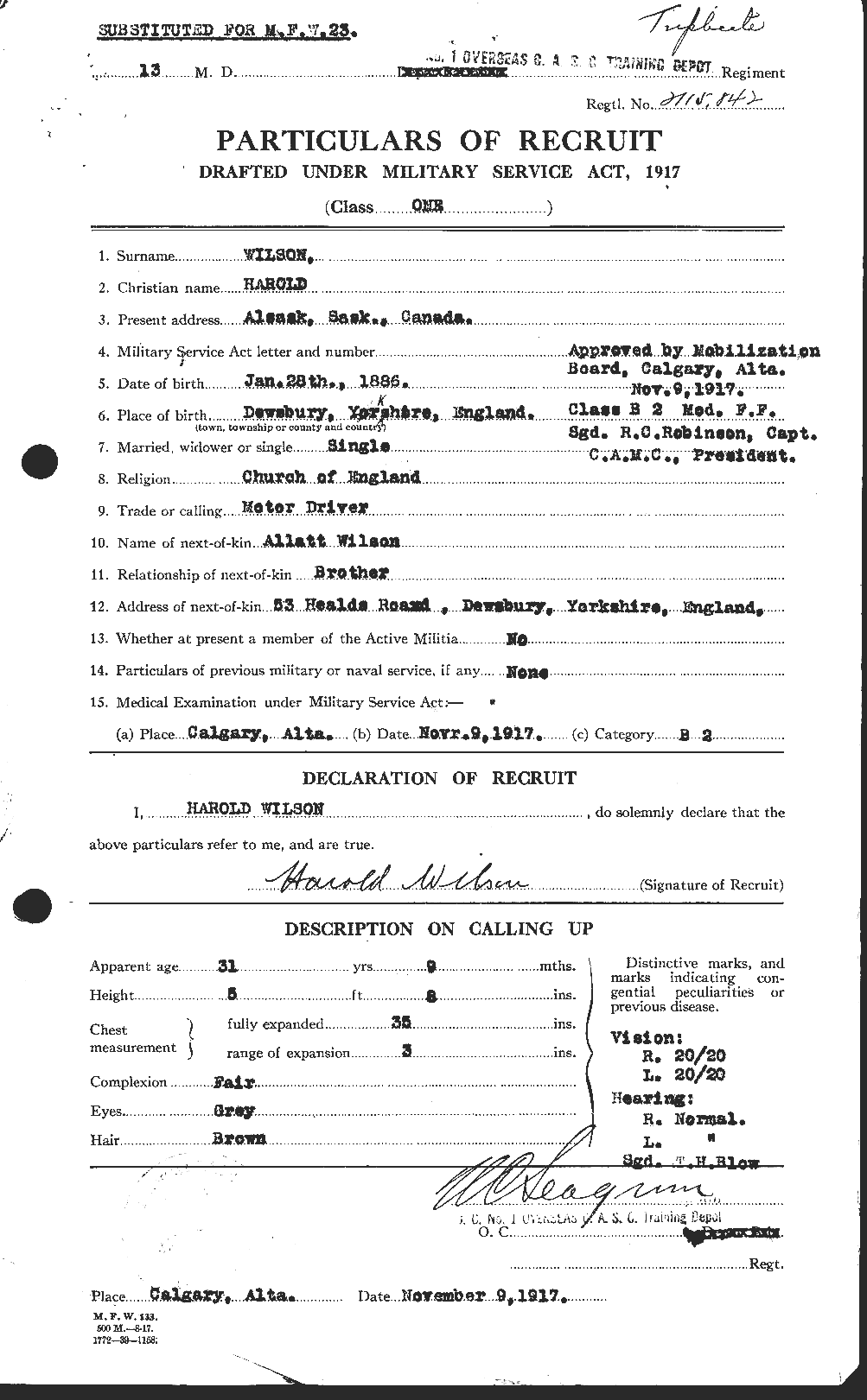 Personnel Records of the First World War - CEF 679393a