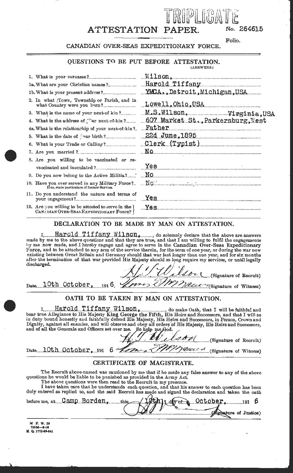 Personnel Records of the First World War - CEF 679416a
