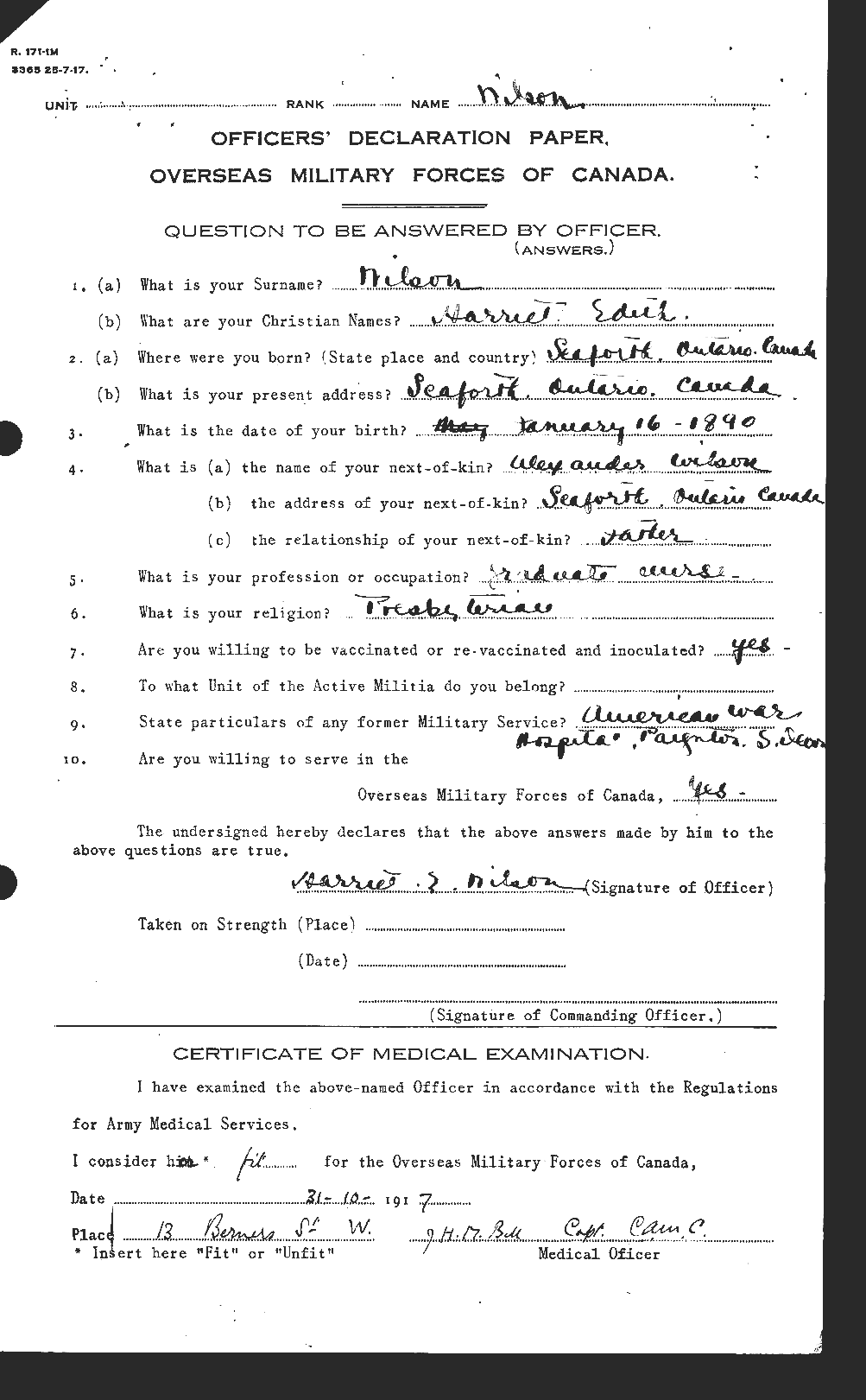 Personnel Records of the First World War - CEF 679421a