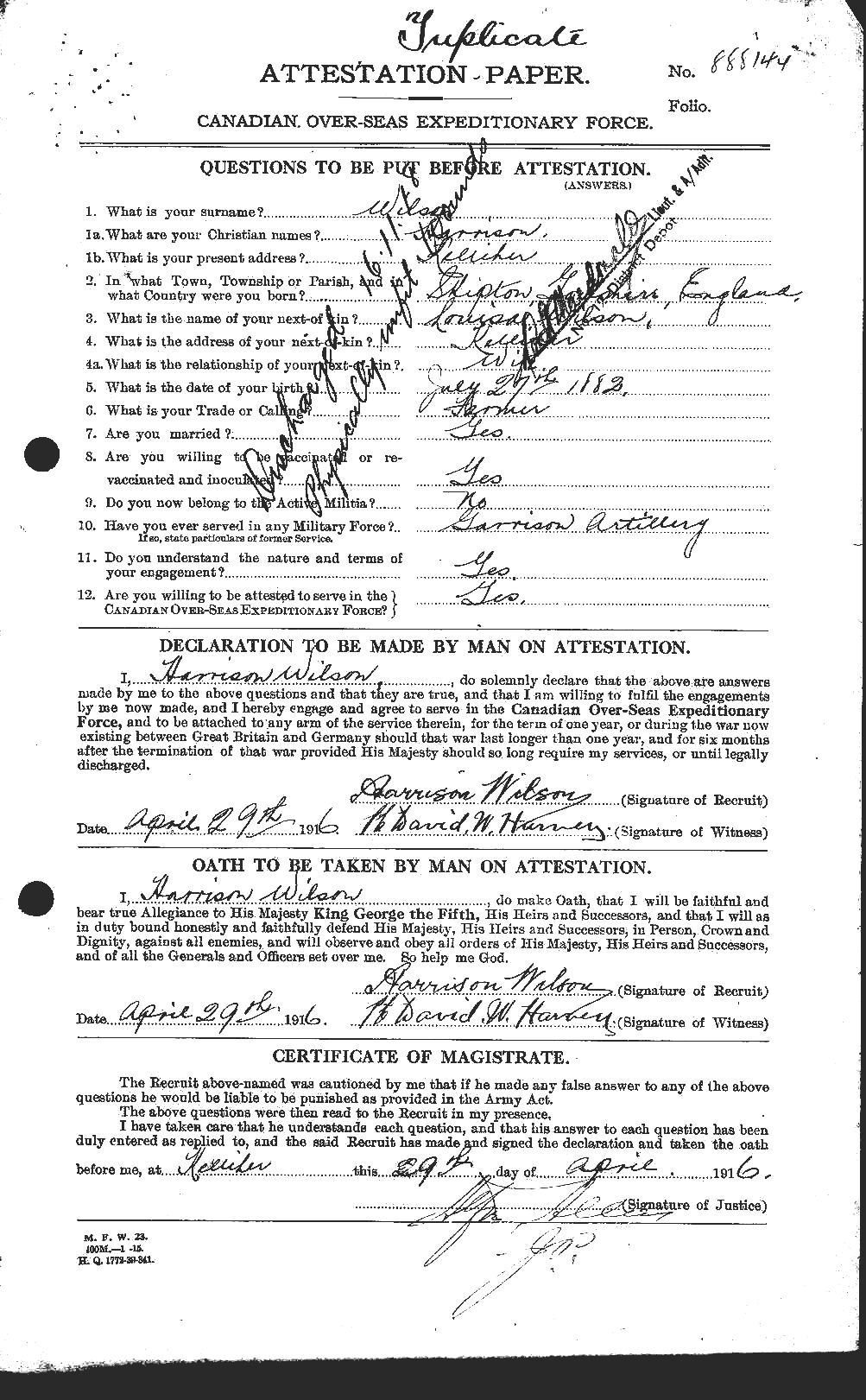 Personnel Records of the First World War - CEF 679422a