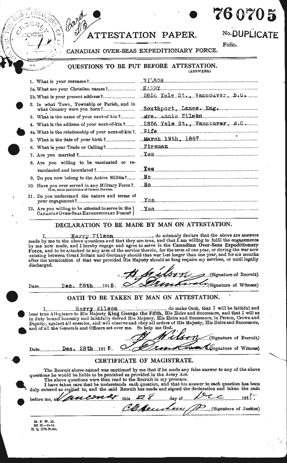 Personnel Records of the First World War - CEF 679428a