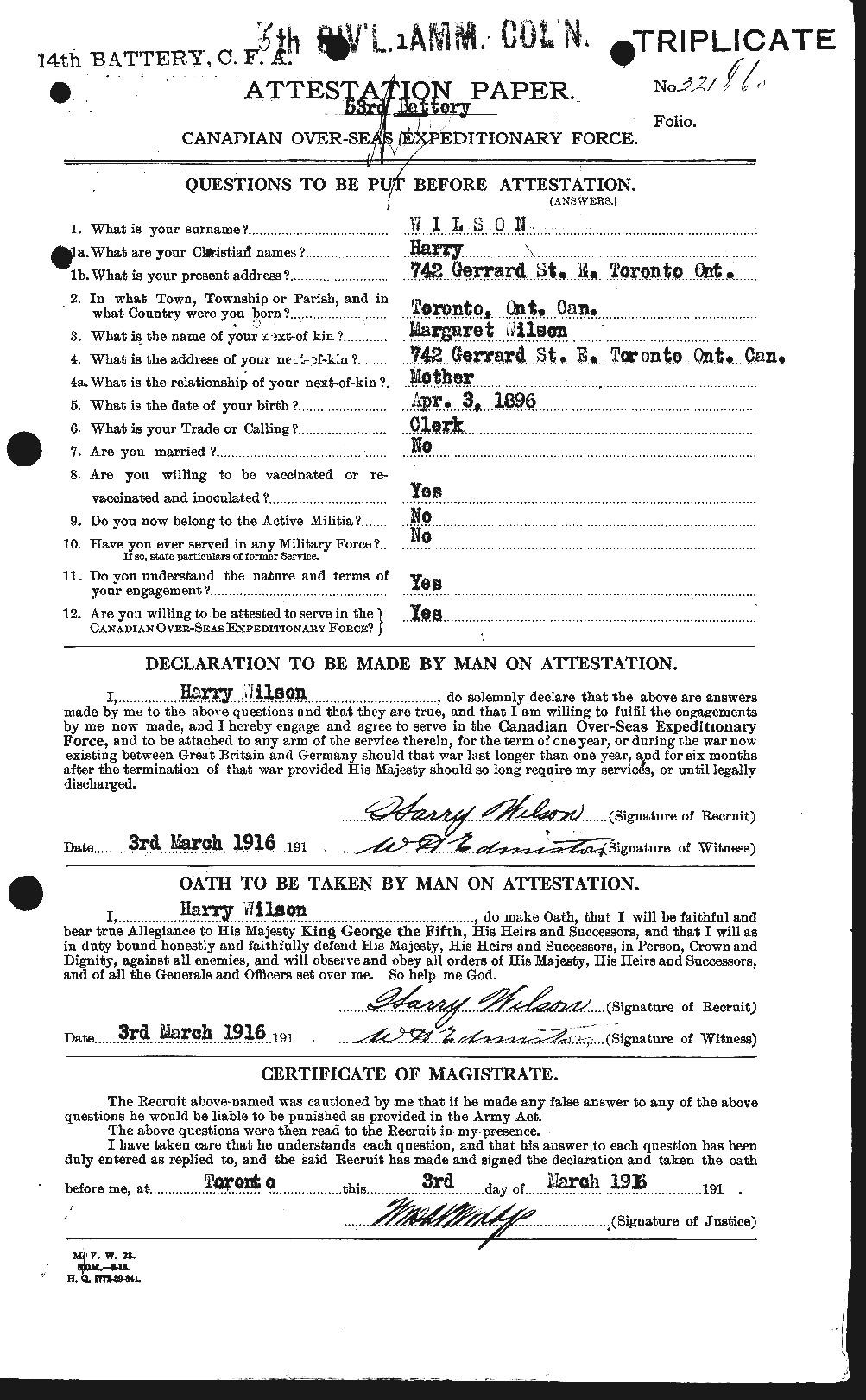 Personnel Records of the First World War - CEF 679452a