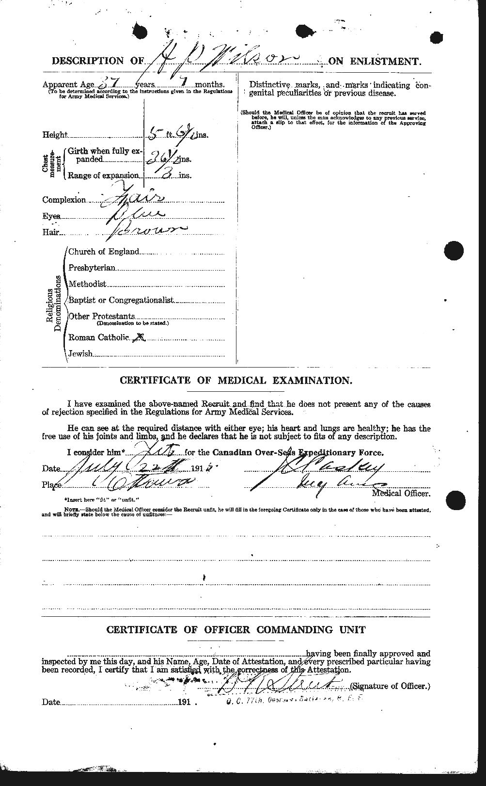 Personnel Records of the First World War - CEF 679469b