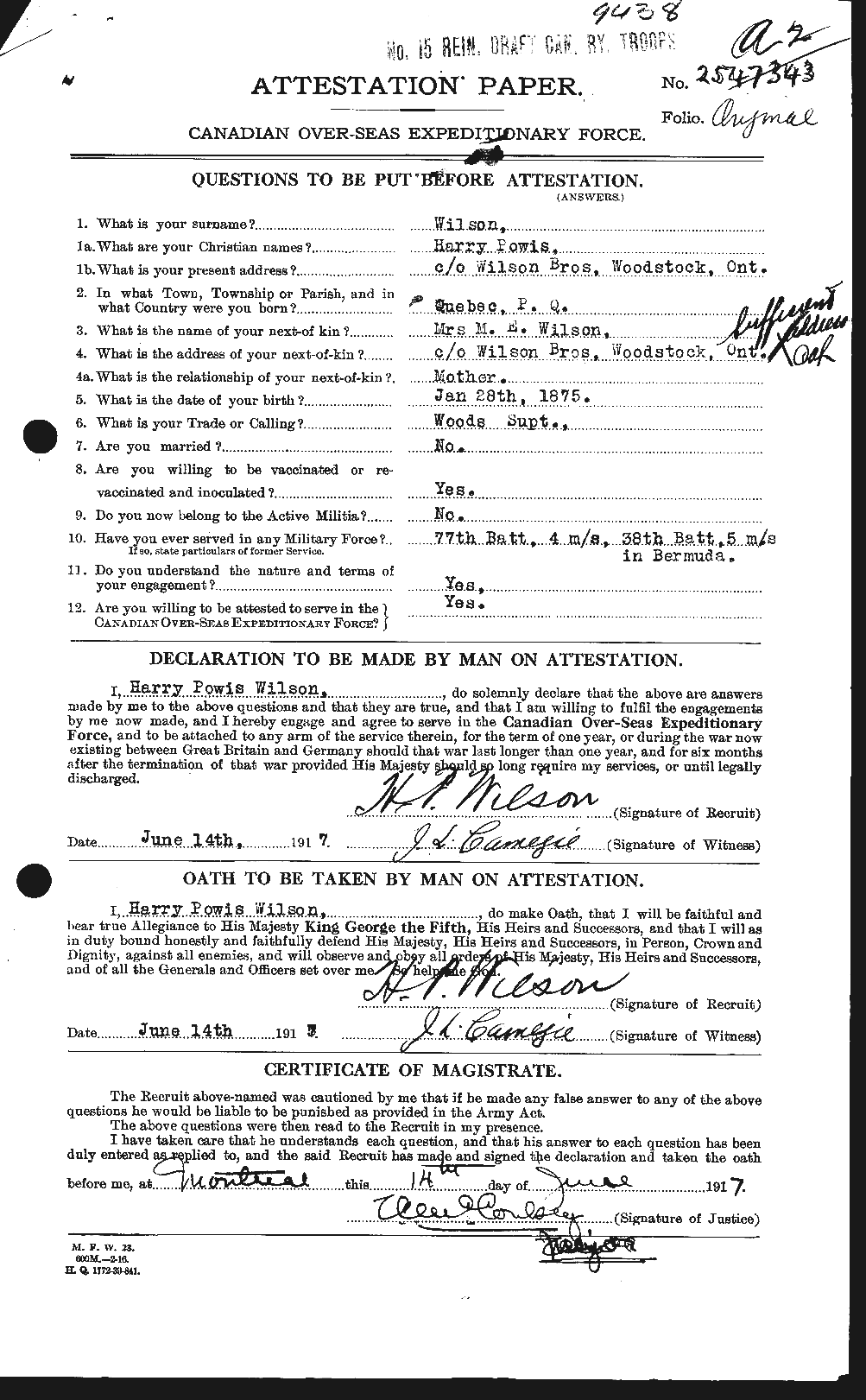 Personnel Records of the First World War - CEF 679470a