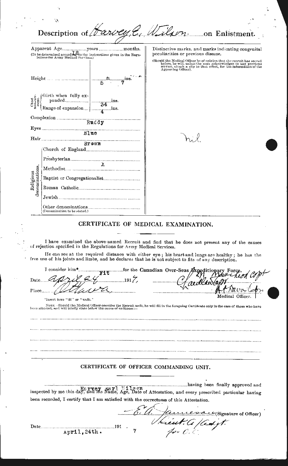 Personnel Records of the First World War - CEF 679481b