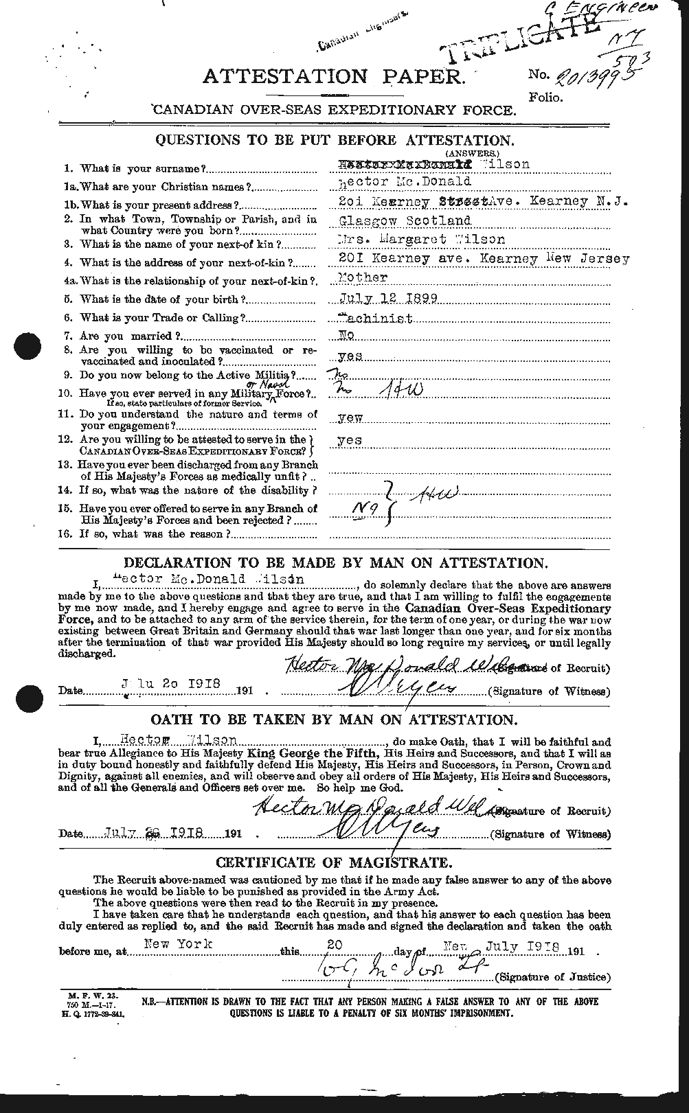Personnel Records of the First World War - CEF 679489a