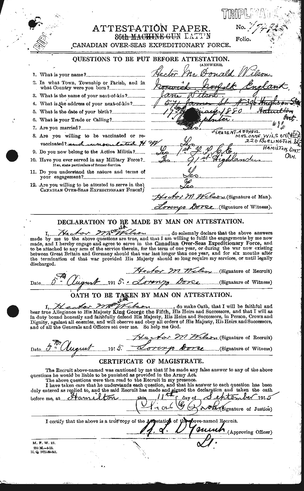Personnel Records of the First World War - CEF 679490a