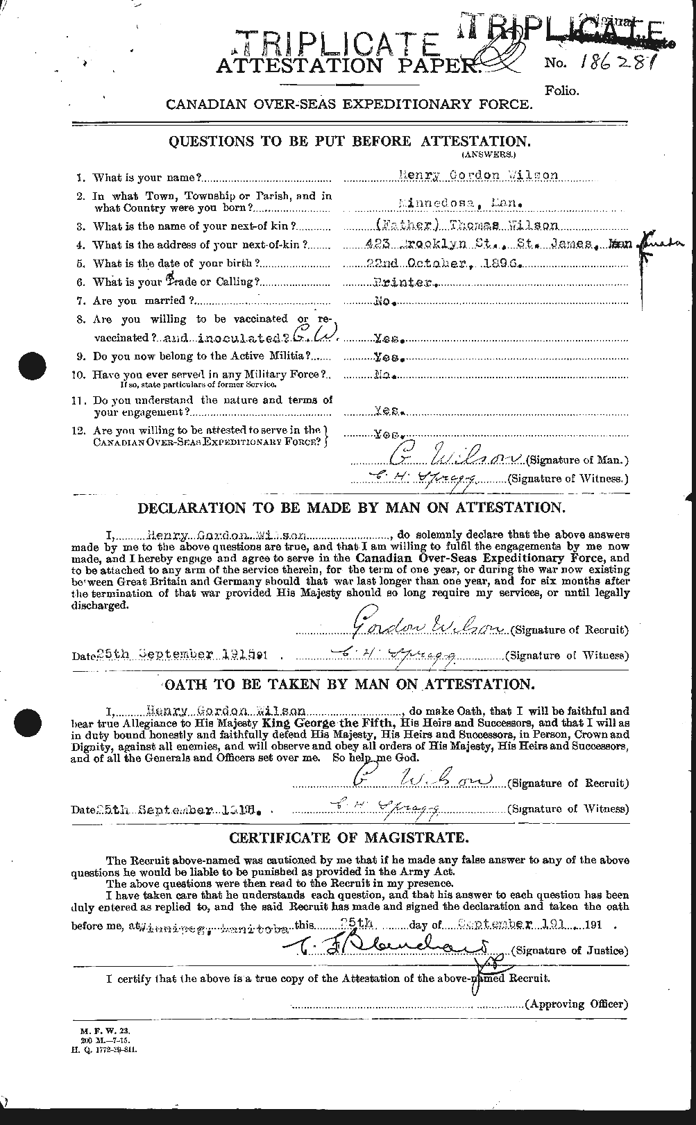 Personnel Records of the First World War - CEF 679524a