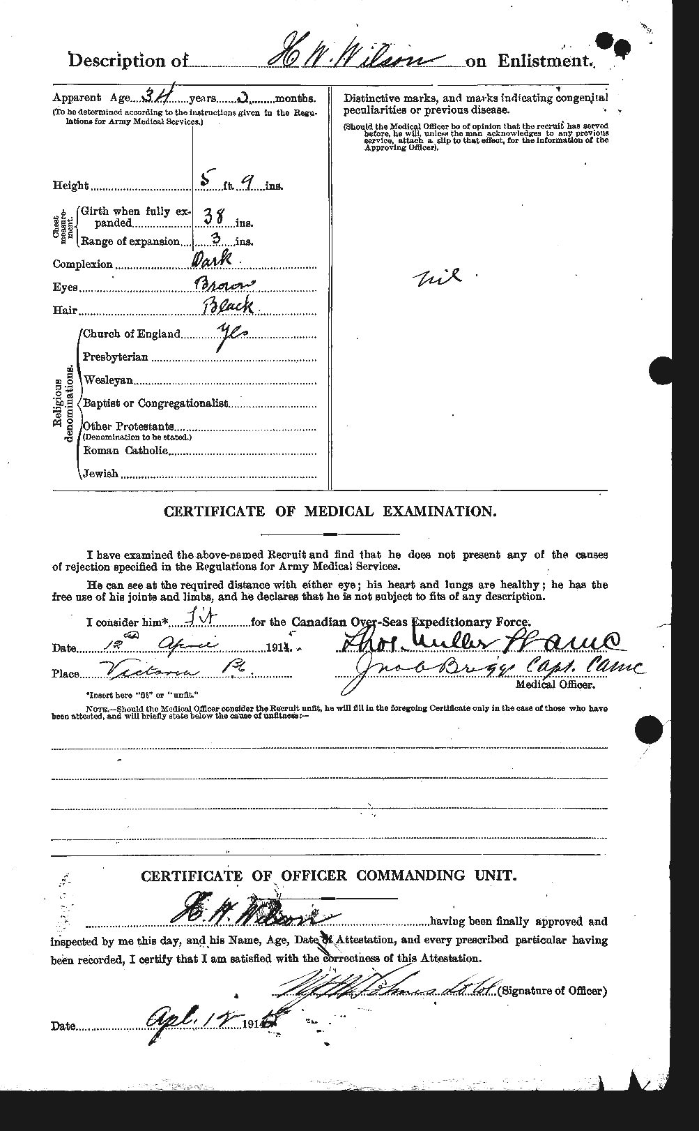 Personnel Records of the First World War - CEF 679599b