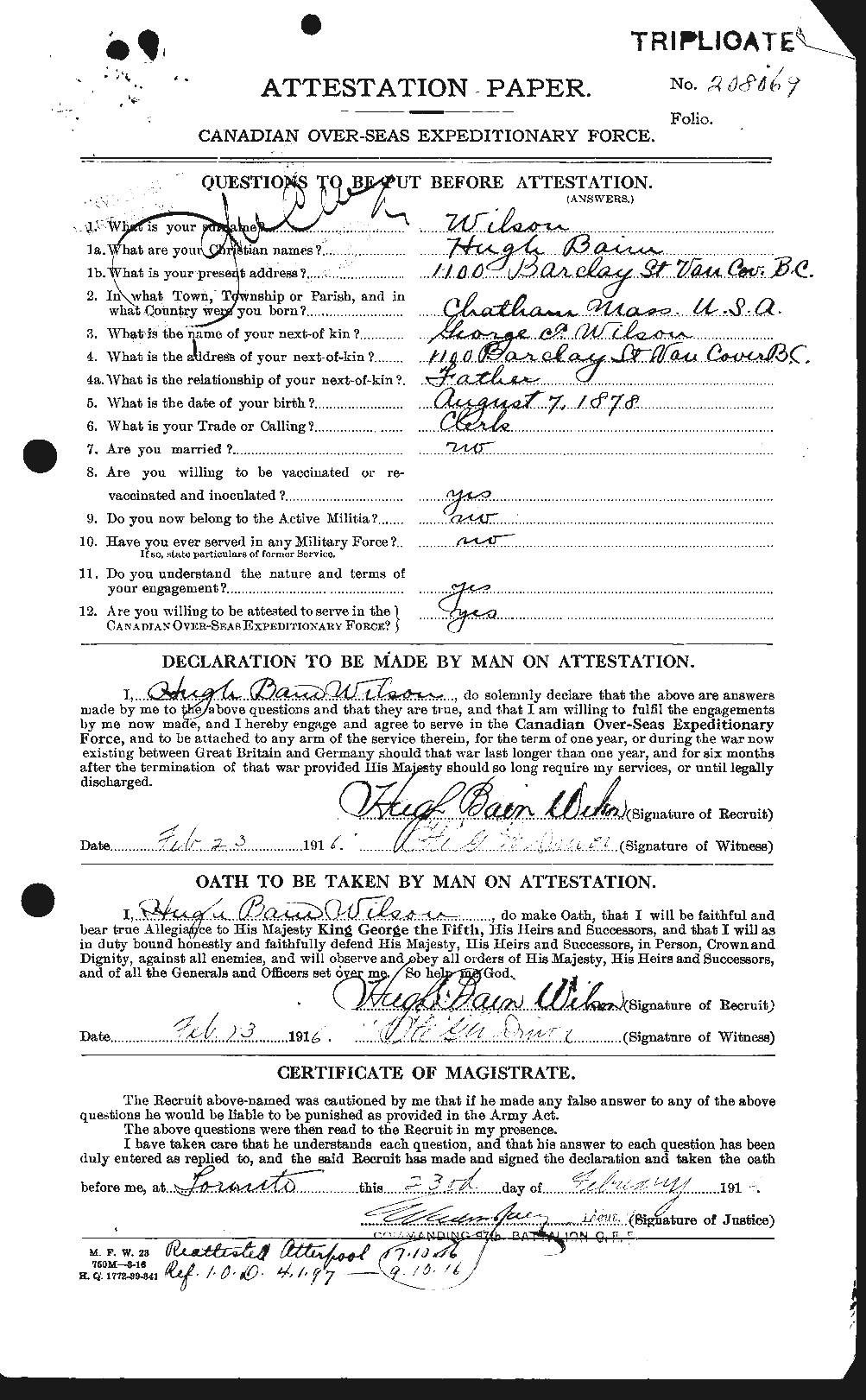 Personnel Records of the First World War - CEF 679606a