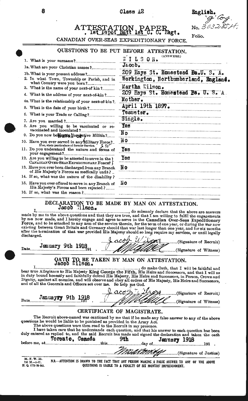 Personnel Records of the First World War - CEF 679647a