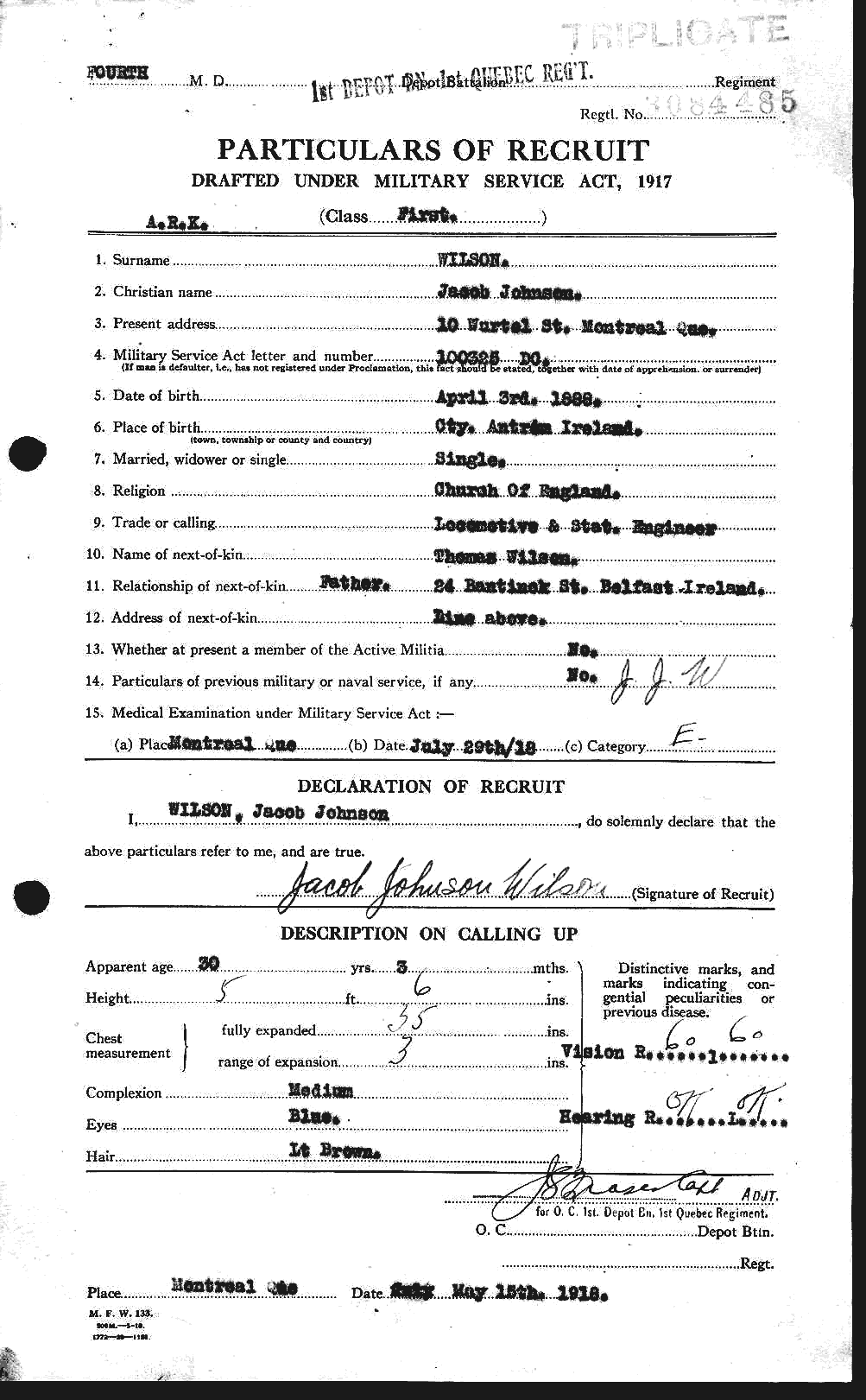 Personnel Records of the First World War - CEF 679650a