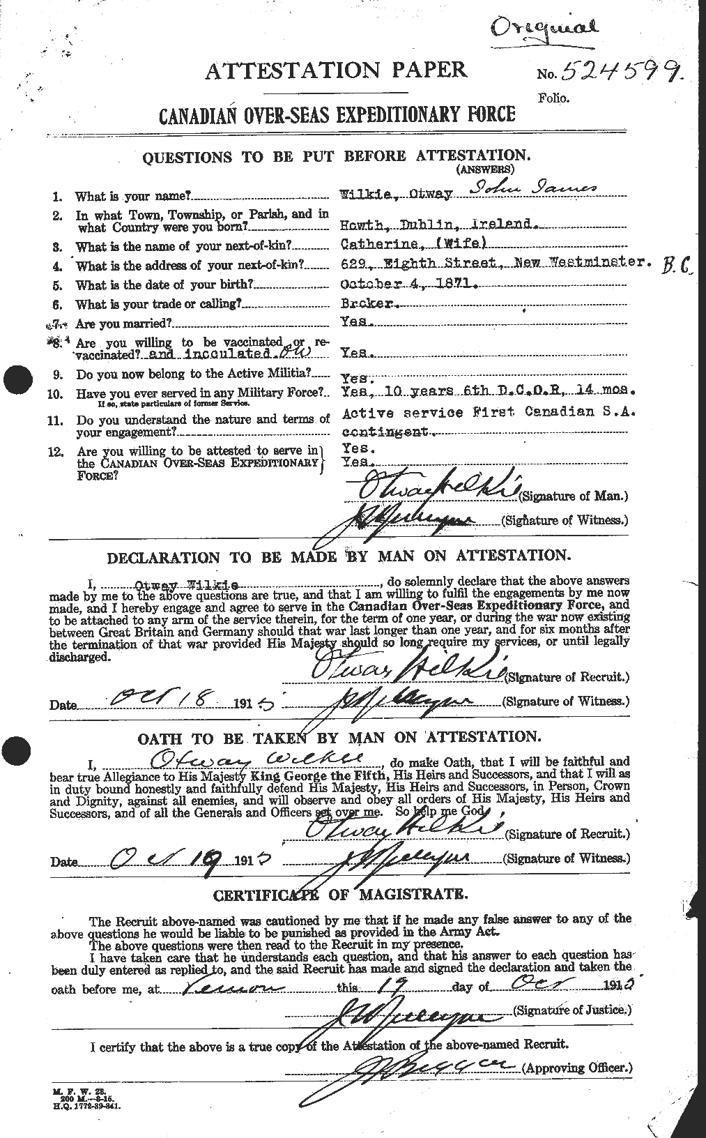 Personnel Records of the First World War - CEF 680459a