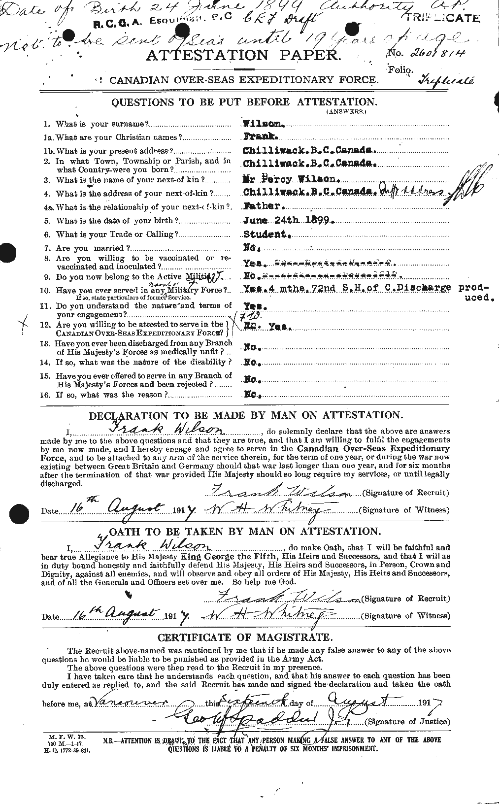 Personnel Records of the First World War - CEF 680633a