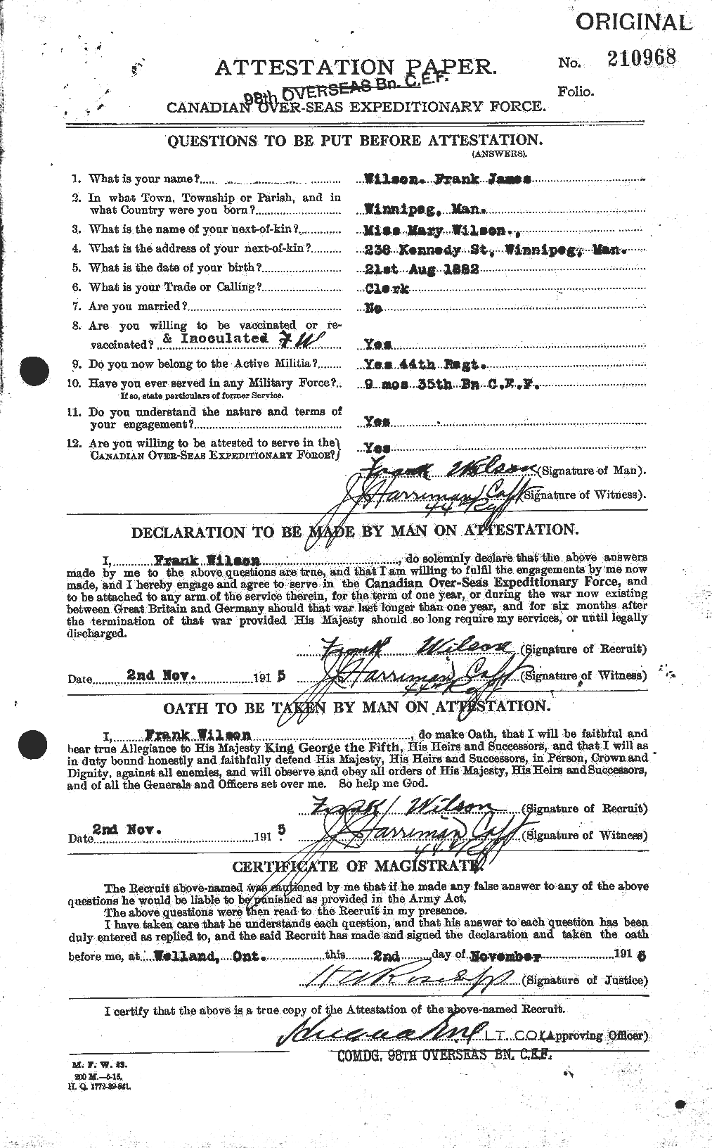 Personnel Records of the First World War - CEF 680676a