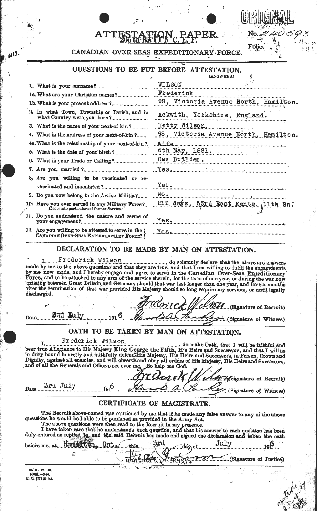 Personnel Records of the First World War - CEF 680711a