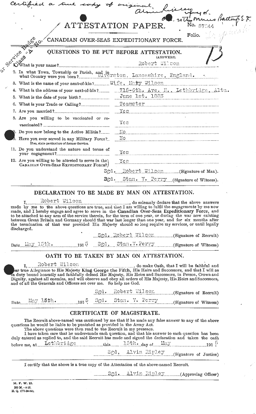 Personnel Records of the First World War - CEF 680926a